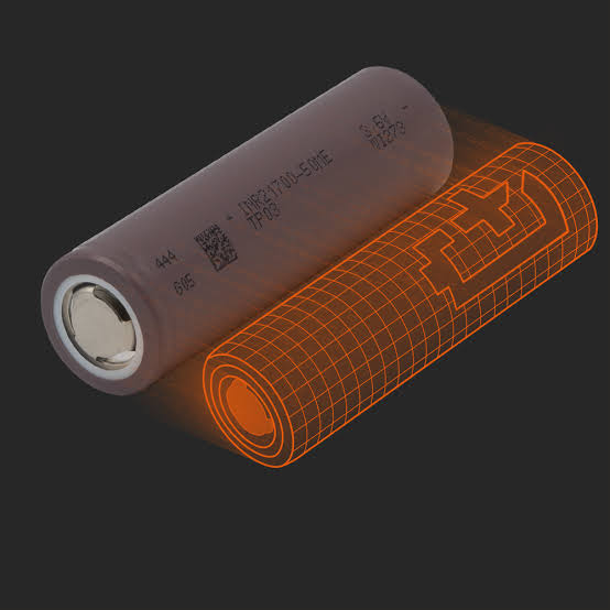 21700 : 5000mAh Lithium Cell