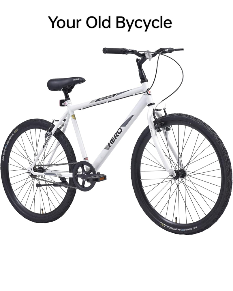 Old Bycycle Convert Electric Bicycle